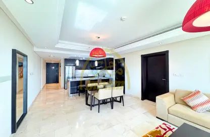 شقة - غرفة نوم - 2 حمامات للايجار في تايم مام ريزيدنس - شارع الكورنيش - أبوظبي