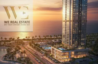 Apartment - 1 Bedroom - 2 Bathrooms for sale in Al Watan Tower - Ajman Corniche Road - Ajman