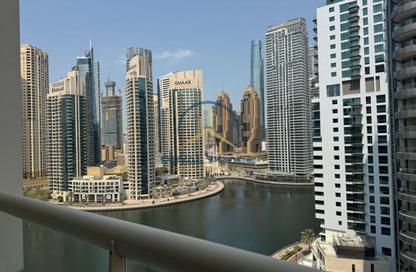 Apartment - 1 - 2 for rent in Marina View Tower A - Marina View - Dubai Marina - Dubai