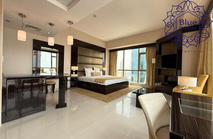 Apartment - Studio - 2 Bathrooms for rent in Gevora Hotel - Sheikh Zayed Road - Dubai