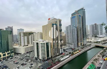 شقة - 2 غرف نوم - 2 حمامات للايجار في برج أمير بو خمسين - المجاز 3 - المجاز - الشارقة