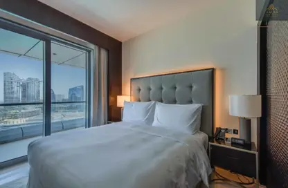 شقة - غرفة نوم - 1 حمام للايجار في فندق برج ليك - العنوان داون تاون - وسط مدينة دبي - دبي