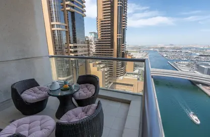 Apartment - 2 Bedrooms - 2 Bathrooms for rent in Iris Blue - Dubai Marina - Dubai