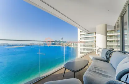 Apartment - 3 Bedrooms - 3 Bathrooms for rent in Beach Isle Tower 2 - Beach Isle - EMAAR Beachfront - Dubai Harbour - Dubai