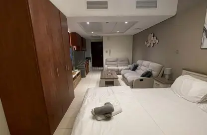 Apartment - Studio - 1 Bathroom for rent in Lake View Tower - JLT Cluster B - Jumeirah Lake Towers - Dubai