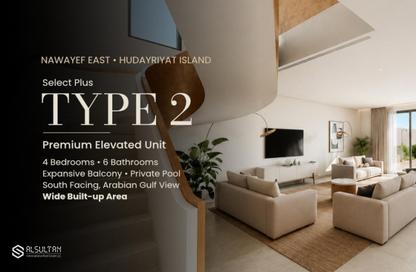Villa - 4 Bedrooms - 6 Bathrooms for sale in Nawayef East - Al Hudayriat Island - Abu Dhabi