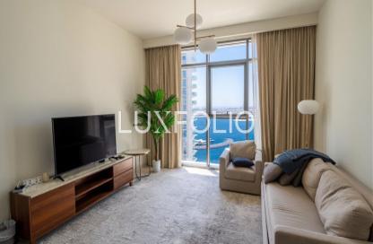Apartment - 1 - 2 for rent in Marina Vista Tower 1 - Marina Vista - Emaar Beachfront - Dubai Harbour - Dubai