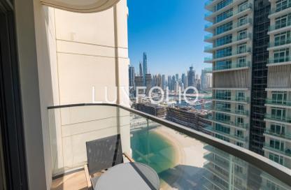 Apartment - 1 - 2 for rent in Marina Vista Tower 1 - Marina Vista - Emaar Beachfront - Dubai Harbour - Dubai