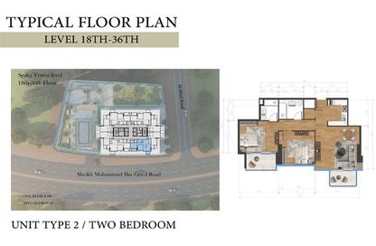 Apartment - 2 - 2 for sale in Seslia Tower - District 4 - Jumeirah Village Triangle - Dubai