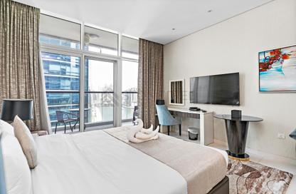 Apartment - Studio - 1 Bathroom for rent in Bay's Edge - Business Bay - Dubai