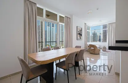 Apartment - 1 Bedroom - 2 Bathrooms for rent in Botanica Tower - Dubai Marina - Dubai