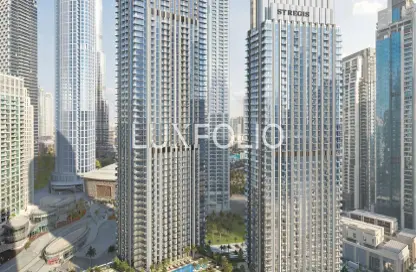 شقة - غرفة نوم - 1 حمام للبيع في سانت ريجيس ريزيدنس - برج خليفة - وسط مدينة دبي - دبي