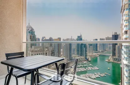 Apartment - 2 Bedrooms - 3 Bathrooms for rent in Marina Heights - Dubai Marina - Dubai