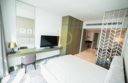 Apartment - Studio - 1 Bathroom for rent in Damac Maison Prive B - Damac Maison Prive - Business Bay - Dubai