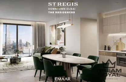 شقة - غرفة نوم - 1 حمام للبيع في ذا سانت ريجيس ريزيدنسز – برج 1 - سانت ريجيس ريزيدنس - برج خليفة - وسط مدينة دبي - دبي