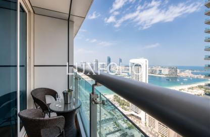 Apartment - 1 Bedroom - 2 Bathrooms for sale in Princess Tower - Dubai Marina - Dubai