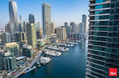 Apartment - 1 Bedroom - 2 Bathrooms for rent in Marina Quays West - Marina Quays - Dubai Marina - Dubai