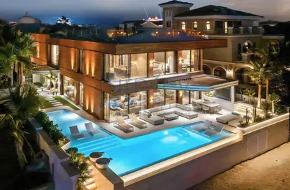 Villa - 5 Bedrooms - 6 Bathrooms for rent in Garden Homes Frond O - Garden Homes - Palm Jumeirah - Dubai