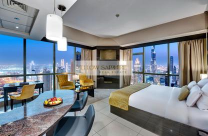 Apartment - Studio - 1 for rent in Gevora Hotel - Sheikh Zayed Road - Dubai