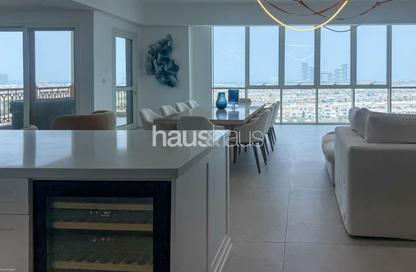 Apartment - 3 Bedrooms - 4 Bathrooms for rent in Marina Residences 4 - Marina Residences - Palm Jumeirah - Dubai