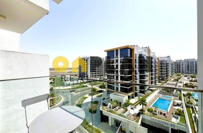 Apartment - Studio - 1 Bathroom for rent in Azizi Riviera 41 - Azizi Riviera - Meydan One - Meydan - Dubai