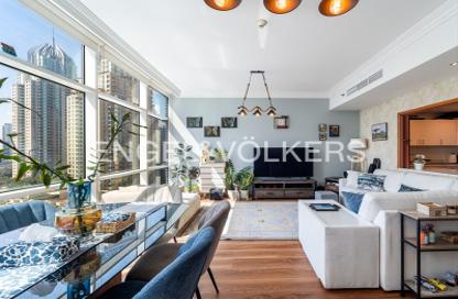 Apartment - 2 Bedrooms - 3 Bathrooms for rent in MAG 218 - Dubai Marina - Dubai