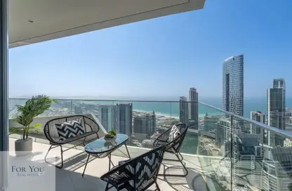 Apartment - 2 Bedrooms - 3 Bathrooms for rent in Stella Maris - Dubai Marina - Dubai