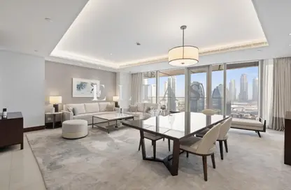 شقة - 2 غرف نوم - 3 حمامات للايجار في 1 فندق العنوان-سكاي فيو - أبراج العنوان سكاي فيو - وسط مدينة دبي - دبي