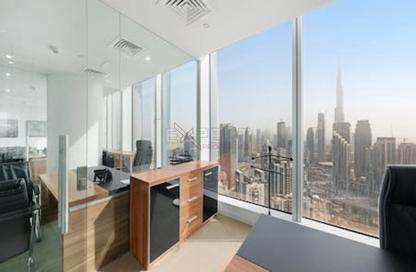 Office Space - Studio - 2 Bathrooms for rent in Vision Tower - Business Bay - Dubai