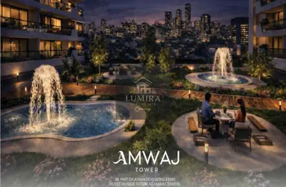 Apartment - 1 Bedroom - 2 Bathrooms for sale in Amwaj Tower - Al Rumaila - Ajman