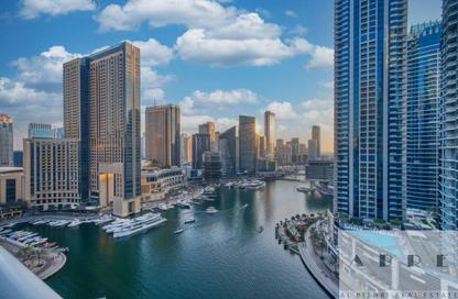 Apartment - 2 Bedrooms - 3 Bathrooms for sale in Continental Tower - Dubai Marina - Dubai