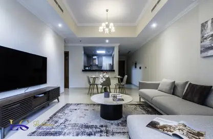 شقة - غرفة نوم - 2 حمامات للايجار في برج دنيا - برج خليفة - وسط مدينة دبي - دبي