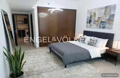 شقة - غرفة نوم - 2 حمامات للايجار في برج أونتاريو - الخليج التجاري - دبي