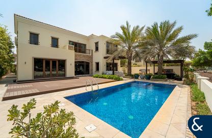 Villa - 5 - 6 for rent in Lime Tree Valley - Jumeirah Golf Estates - Dubai