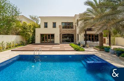 Villa - 5 - 6 for rent in Lime Tree Valley - Jumeirah Golf Estates - Dubai