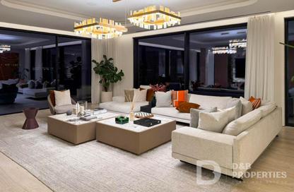 Villa - 4 Bedrooms - 6 Bathrooms for rent in Garden Homes Frond B - Garden Homes - Palm Jumeirah - Dubai