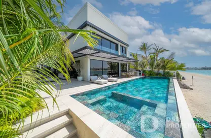 Villa - 4 Bedrooms - 6 Bathrooms for rent in Garden Homes Frond B - Garden Homes - Palm Jumeirah - Dubai