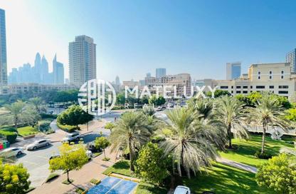 Apartment - 1 - 1 for rent in Al Dhafra 1 - Al Dhafra - Greens - Dubai