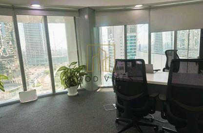 Office Space - Studio - 1 Bathroom for rent in Almas Tower - Jumeirah Lake Towers - Dubai
