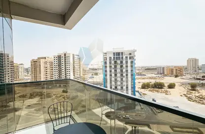 Apartment - 1 Bedroom - 2 Bathrooms for rent in Blue Waves Tower - Dubai Land Residence Complex - Dubai