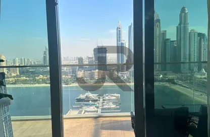 Apartment - 3 Bedrooms - 4 Bathrooms for rent in Marina Vista Tower 2 - Marina Vista - EMAAR Beachfront - Dubai Harbour - Dubai