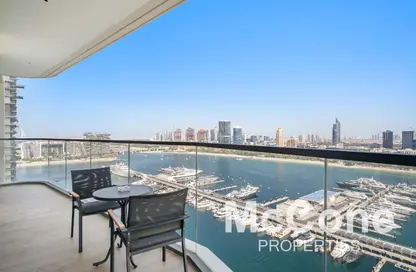 شقة - 2 غرف نوم - 2 حمامات للايجار في برج Marina Vista 1 - مارينا فيستا - إعمار بيتشفرونت - دبي هاربور - دبي