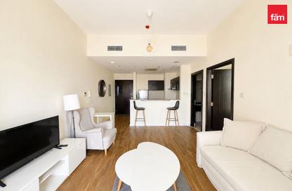 Apartment - 1 - 1 for rent in Mazaya 25 - Queue Point - Liwan - Dubai