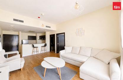Apartment - 1 - 1 for rent in Mazaya 25 - Queue Point - Liwan - Dubai