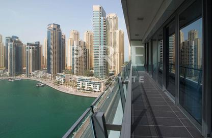 Apartment - 2 Bedrooms - 2 Bathrooms for rent in Silverene Tower A - Silverene - Dubai Marina - Dubai