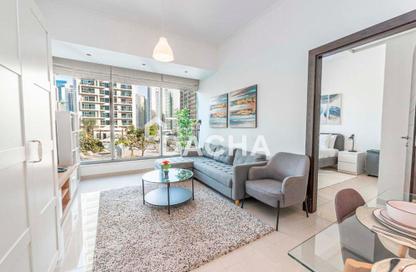Apartment - 1 Bedroom - 2 Bathrooms for rent in Silverene Tower A - Silverene - Dubai Marina - Dubai