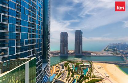 Apartment - 2 Bedrooms - 3 Bathrooms for rent in Al Bateen Residences - Jumeirah Beach Residence - Dubai
