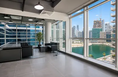Office Space - Studio - 1 Bathroom for rent in Lake Central - Business Bay - Dubai