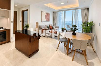 Apartment - 1 - 1 for rent in Palace Beach Residence Tower 2 - Palace Beach Residence - Emaar Beachfront - Dubai Harbour - Dubai