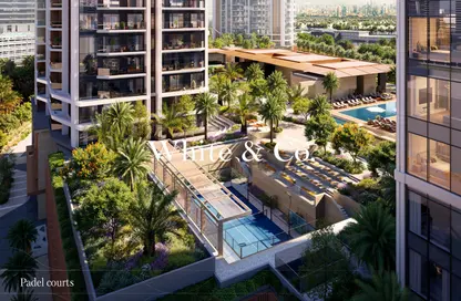 Apartment - 1 Bedroom - 2 Bathrooms for sale in Eltiera Views Tower 1 - Eltiera Views - Jumeirah Islands - Dubai
